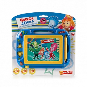 Магнитная доска для рисования Фиксики, 2 печати (Играем Вместе, HS8006KFIXsim)